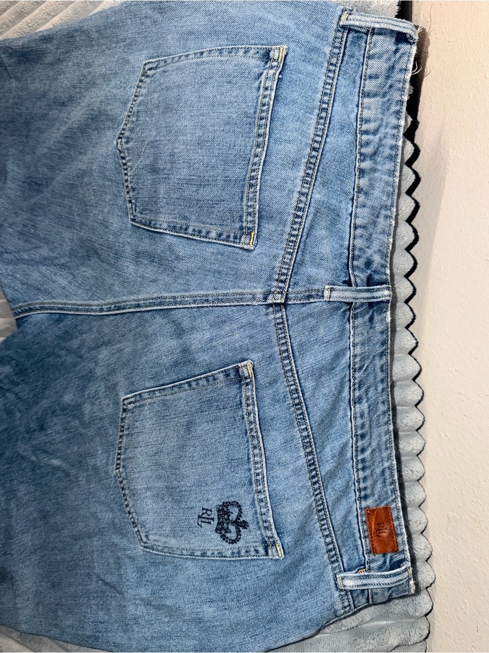 Ralph Lauren Light Blue Denim Jeans with Green Label - Picture 2 of 6